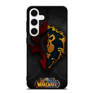 WORLD OF WARCRAFT HORDE ALLIANCE LOGO Samsung Galaxy S24 Case Cover WORLD OF WARCRAFT HORDE ALLIANCE LOGO Samsung Galaxy S24 Case Cover