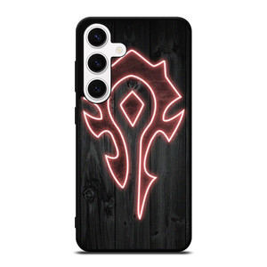 WORLD OF WARCRAFT HORDE WOOD LOGO Samsung Galaxy S24 Case Cover WORLD OF WARCRAFT HORDE WOOD LOGO Samsung Galaxy S24 Case Cover