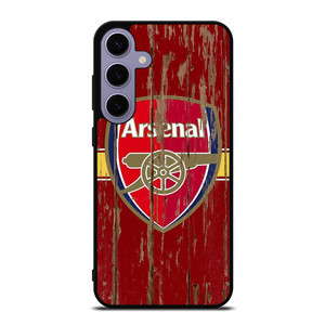 ARSENAL FC RETRO WOOD LOGO  Samsung Galaxy S24 Plus Case Cover