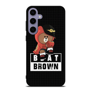BROWN BEAR BEATS MUSIC CARTOON  Samsung Galaxy S24 Plus Case Cover