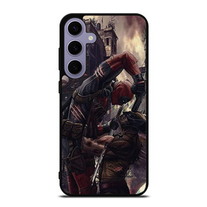 DEADPOOL VS WOLVERINE FIGHTING  Samsung Galaxy S24 Plus Case Cover
