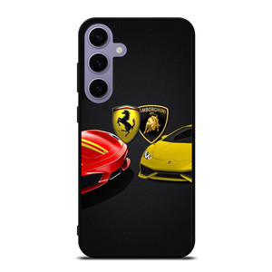 FERRARI VS LAMBORGHINI SUPER CAR Samsung Galaxy S24 Plus Case Cover FERRARI VS LAMBORGHINI SUPER CAR Samsung Galaxy S24 Plus Case Cover