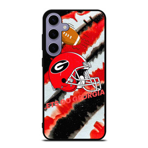 GEORGIA BULLDOGS FOOTBALL PSYCHEDELIC ART  Samsung Galaxy S24 Plus Case Cover