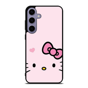 HELLO KITTY FLAT ART PINK  Samsung Galaxy S24 Plus Case Cover