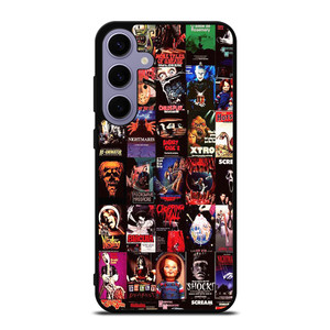 HORROR MOVIES POSTERS COLLAGE Samsung Galaxy S24 Plus Case Cover HORROR MOVIES POSTERS COLLAGE Samsung Galaxy S24 Plus Case Cover
