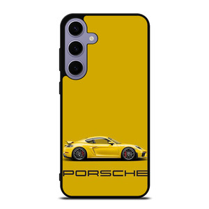 PORSCHE YELLOW SUPER CAR  Samsung Galaxy S24 Plus Case Cover