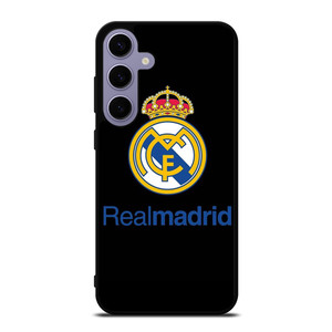 REAL MADRID FOOTBALL BLACK LOGO  Samsung Galaxy S24 Plus Case Cover