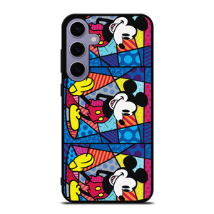 ROMERO BRITTO MICKEY MOUSE COLLAGE Samsung Galaxy S24 Plus Case Cover ROMERO BRITTO MICKEY MOUSE COLLAGE Samsung Galaxy S24 Plus Case Cover