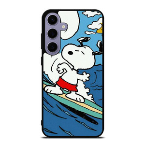 SNOOPY THE PEANUTS SURFING CARTOON  Samsung Galaxy S24 Plus Case Cover