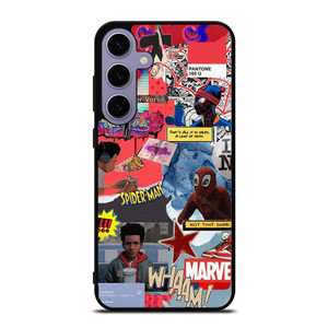SPIDERMAN MILES MORALES COLLAGE 2  Samsung Galaxy S24 Plus Case Cover SPIDERMAN MILES MORALES COLLAGE 2  Samsung Galaxy S24 Plus Case Cover
