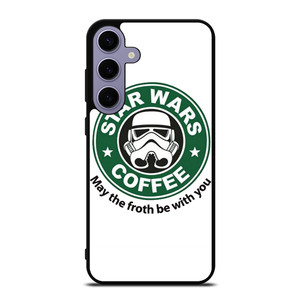 STARBUCKS COFFEE STAR WARS MAY THE FROTH BE WITH YOU  Samsung Galaxy S24 Plus Case Cover STARBUCKS COFFEE STAR WARS MAY THE FROTH BE WITH YOU  Samsung Galaxy S24 Plus Case Cover