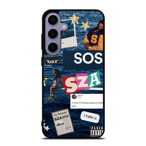 SZA SOS ALBUM COLLAGE Samsung Galaxy S24 Plus Case Cover SZA SOS ALBUM COLLAGE Samsung Galaxy S24 Plus Case Cover