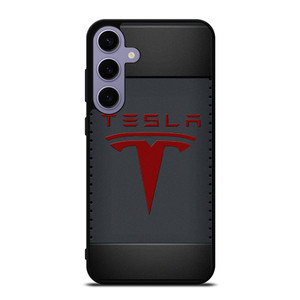 TESLA METAL CARBON LOGO  Samsung Galaxy S24 Plus Case Cover