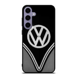 VW VOLKSWAGEN BLACK CHROME EMBLEM  Samsung Galaxy S24 Plus Case Cover