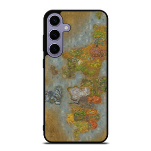 WORLD OF WARCRAFT GAMES MAP Samsung Galaxy S24 Plus Case Cover WORLD OF WARCRAFT GAMES MAP Samsung Galaxy S24 Plus Case Cover