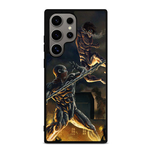 ATTACK ON TITAN VS WARHAMMER TITAN Samsung Galaxy S24 Ultra Case Cover ATTACK ON TITAN VS WARHAMMER TITAN Samsung Galaxy S24 Ultra Case Cover