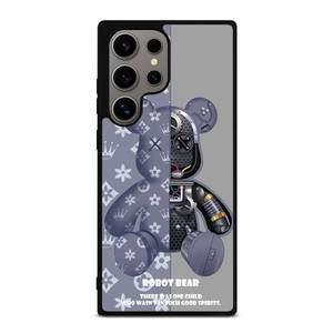 BEAR BRICK KAWS ROBOT GREY Samsung Galaxy S24 Ultra Case Cover