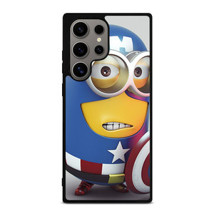 CAPTAIN AMERICA MINION CARTOON Samsung Galaxy S24 Ultra Case Cover