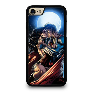 WONDER WOMAN SUPERMAN CARTOON KISSING iPhone 7 / 8 Case Cover WONDER WOMAN SUPERMAN CARTOON KISSING iPhone 7 / 8 Case Cover