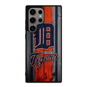 DETROIT TIGERS FOOTBALL WOOD LOGO Samsung Galaxy S24 Ultra Case Cover