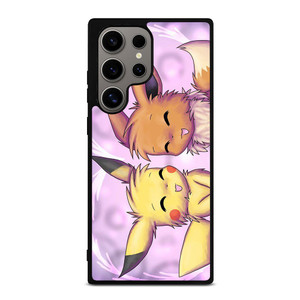 EEVEE PIKACHU POKEMON GAMES Samsung Galaxy S24 Ultra Case Cover EEVEE PIKACHU POKEMON GAMES Samsung Galaxy S24 Ultra Case Cover