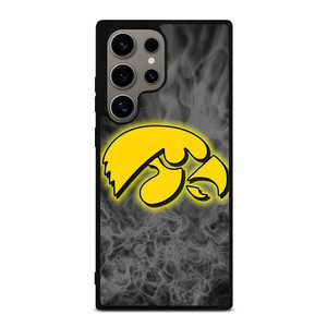 IOWA HAWKEYES SMOKE EMBLEM Samsung Galaxy S24 Ultra Case Cover