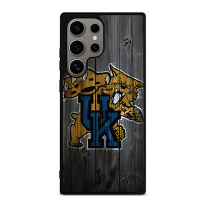 KENTUCKY WILDCATS UNIVERSITY WOOD LOGO Samsung Galaxy S24 Ultra Case Cover