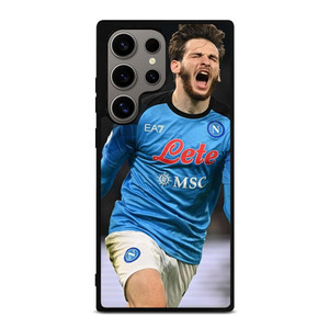 KHVICHA KVARATSKHELIA NAPOLI FOOTBALL Samsung Galaxy S24 Ultra Case Cover