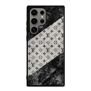 LOUIS VUITTON BLACK FURRY Samsung Galaxy S24 Ultra Case Cover
