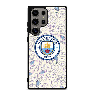 MANCHESTER CITY PUMA PATTERN Samsung Galaxy S24 Ultra Case Cover