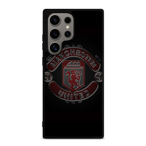 MANCHESTER UNITED FC BLACK LOGO Samsung Galaxy S24 Ultra Case Cover