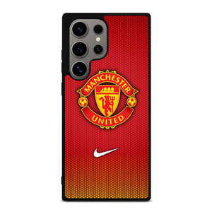 MANCHESTER UNITED NIKE RED CARBON Samsung Galaxy S24 Ultra Case Cover
