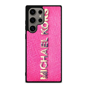 MICHAEL KORS PINK LEATHER Samsung Galaxy S24 Ultra Case Cover MICHAEL KORS PINK LEATHER Samsung Galaxy S24 Ultra Case Cover