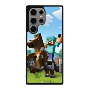 MINECRAFT KNIGHT AND HORSE Samsung Galaxy S24 Ultra Case Cover MINECRAFT KNIGHT AND HORSE Samsung Galaxy S24 Ultra Case Cover
