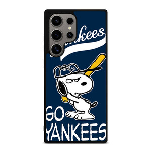 NEW YORK YANKEES SNOOPY CARTOON Samsung Galaxy S24 Ultra Case Cover NEW YORK YANKEES SNOOPY CARTOON Samsung Galaxy S24 Ultra Case Cover