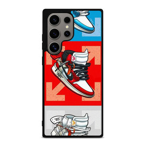 NIKE AIR JORDAN OFF WHITE SNEAKERS VECTOR Samsung Galaxy S24 Ultra Case Cover