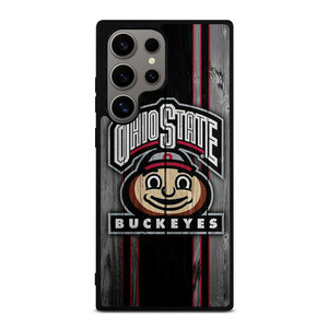 OHIO STATE BUCKEYES WOOD ICON Samsung Galaxy S24 Ultra Case Cover
