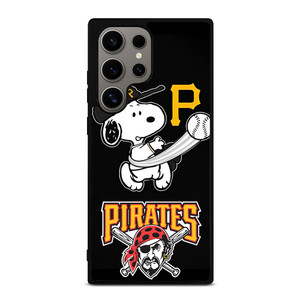 PITTSBURGH PIRATES SNOOPY BASEBALL Samsung Galaxy S24 Ultra Case Cover