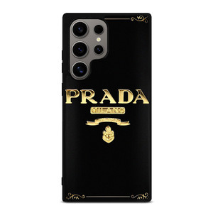 PRADA MILANO GOLD Samsung Galaxy S24 Ultra Case Cover PRADA MILANO GOLD Samsung Galaxy S24 Ultra Case Cover