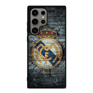 REAL MADRID FOOTBALL WOOD LOGO Samsung Galaxy S24 Ultra Case Cover REAL MADRID FOOTBALL WOOD LOGO Samsung Galaxy S24 Ultra Case Cover