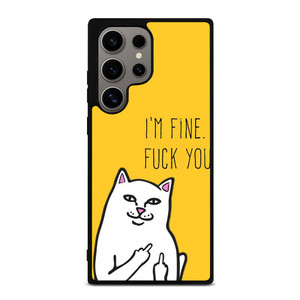 RIPNDIP CAT FUCK YOU Samsung Galaxy S24 Ultra Case Cover RIPNDIP CAT FUCK YOU Samsung Galaxy S24 Ultra Case Cover