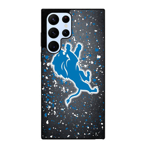 DETROIT LIONS FOOTBALL NFL SPLASHED LOGO  Samsung Galaxy S22 Ultra Case Cover
