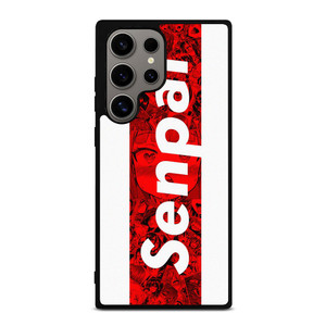 SENPAI ANIME STRIPE LOGO Samsung Galaxy S24 Ultra Case Cover SENPAI ANIME STRIPE LOGO Samsung Galaxy S24 Ultra Case Cover