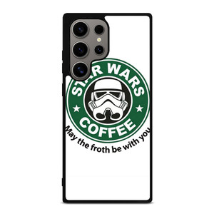 STARBUCKS COFFEE STAR WARS MAY THE FROTH BE WITH YOU Samsung Galaxy S24 Ultra Case Cover STARBUCKS COFFEE STAR WARS MAY THE FROTH BE WITH YOU Samsung Galaxy S24 Ultra Case Cover