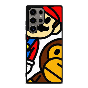SUPER MARIO BROS BABY MILO BAPE Samsung Galaxy S24 Ultra Case Cover SUPER MARIO BROS BABY MILO BAPE Samsung Galaxy S24 Ultra Case Cover