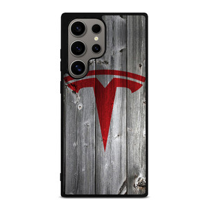 TESLA WOODEN LOGO Samsung Galaxy S24 Ultra Case Cover TESLA WOODEN LOGO Samsung Galaxy S24 Ultra Case Cover