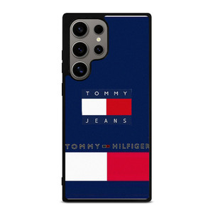 TOMMY HILFIGER JEANS LABEL Samsung Galaxy S24 Ultra Case Cover TOMMY HILFIGER JEANS LABEL Samsung Galaxy S24 Ultra Case Cover