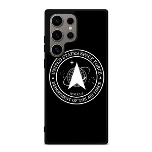 UNITED STATES SPACE FORCE BLACK Samsung Galaxy S24 Ultra Case Cover