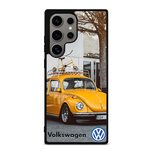 VOLKSWAGEN BEETLE YELLOW Samsung Galaxy S24 Ultra Case Cover VOLKSWAGEN BEETLE YELLOW Samsung Galaxy S24 Ultra Case Cover