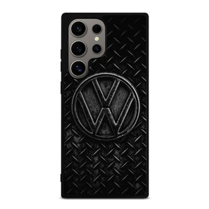 VW VOLKSWAGEN BLACK METAL EMBLEM Samsung Galaxy S24 Ultra Case Cover